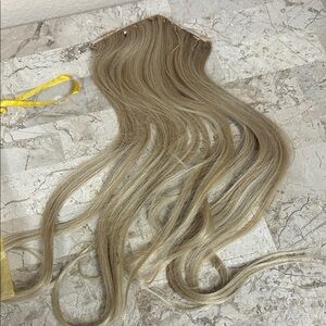 Elegant Ash Blonde Hair Extensions